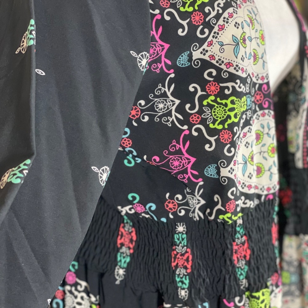 VENUS Boho Tropical Open Robe Kimono Swim Cover-Up NWOT - Picture 8 of 12